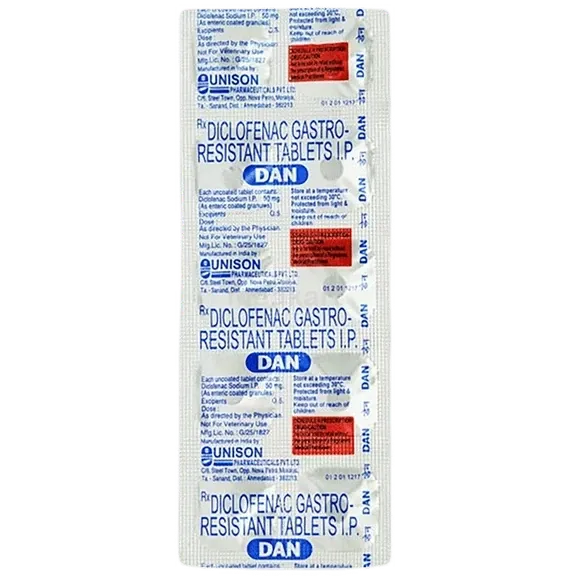 dan 50mg tablet 10's